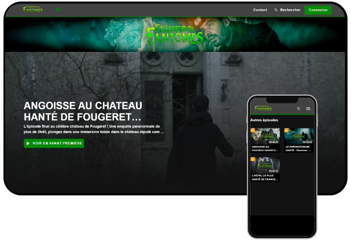 plateforme VOD de Jordan Perrigaud