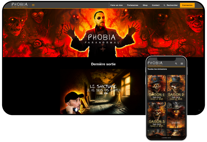 plateforme VOD de Phobia