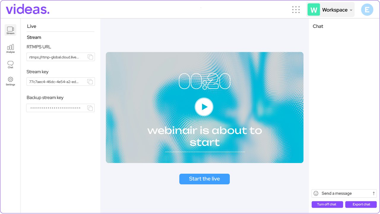 Diffusez en livestreaming